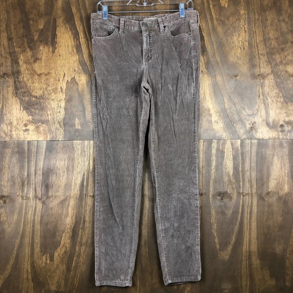 Nine West Vintage America Jeans Brown Corduroy Cabincore Classiccore Size 10/30 - Picture 1 of 11